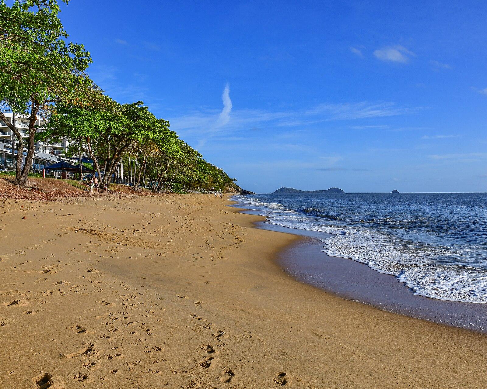 Looking north along Trinity Beach